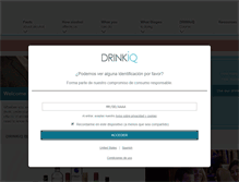 Tablet Screenshot of drinkiq.com